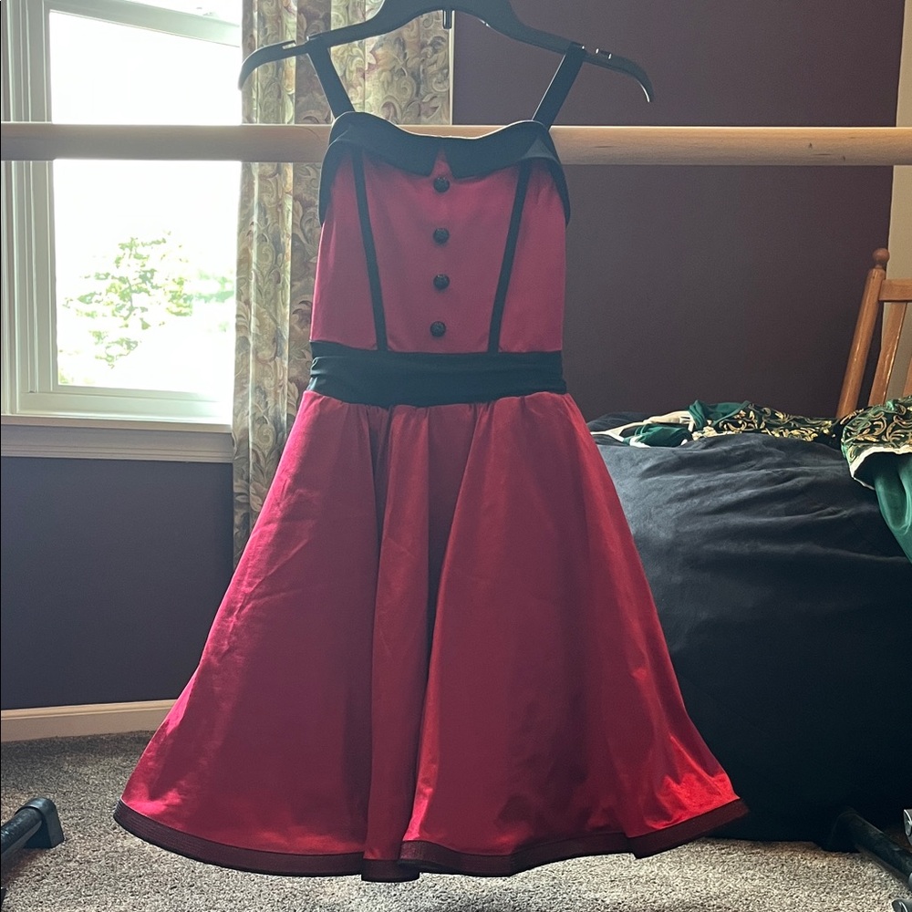 Weissman Red and Black Kids Dance Costume